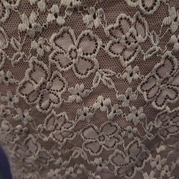 Old Navy Brown Lace Crop Tank Top - Picture 7 of 8